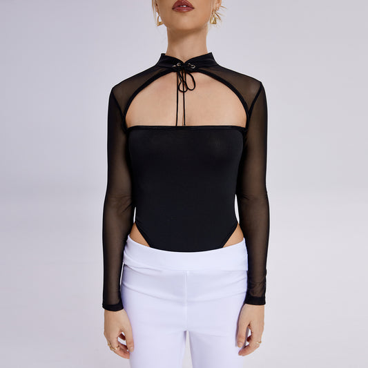 Seductive Mesh Nightclub Bodysuit